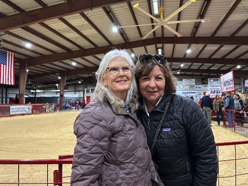 Linda and friend Jeanne