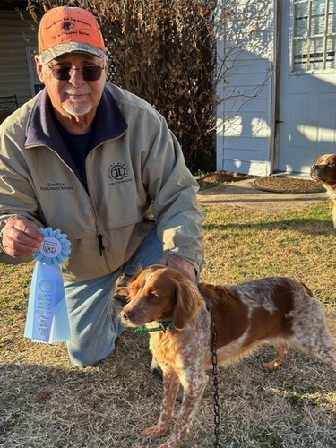 Penny passed the Water Retrieve Test  for the WRT designation